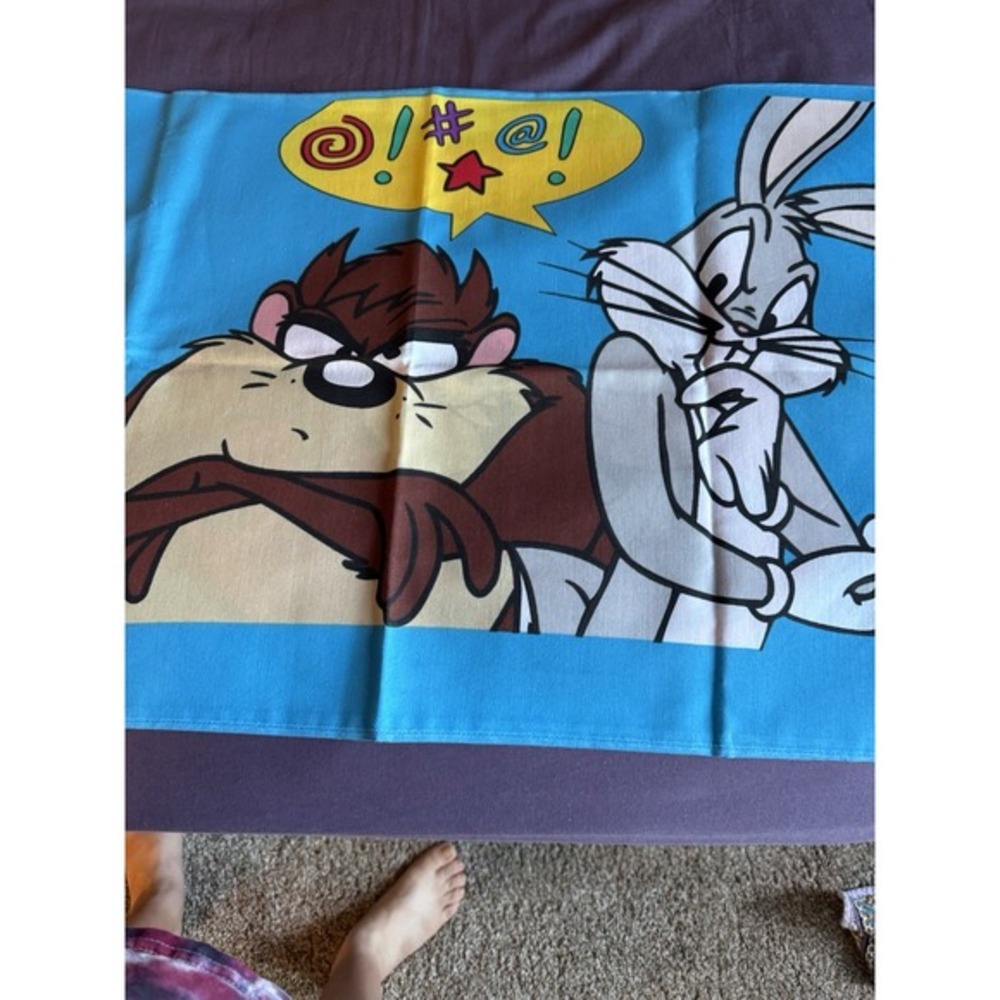 Tasmanian Devil‎ & Bugs Bunny pillow cases (3)